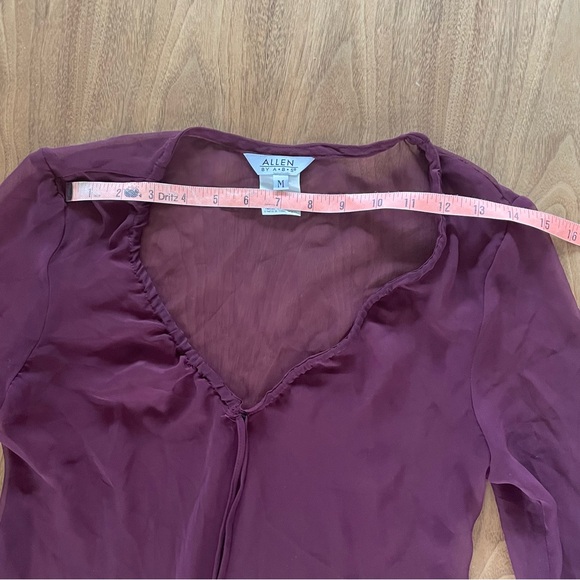 NWT Allen by ABS Sheer top size M - Picture 8 of 12